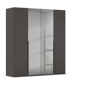 Rauch Möbel ŠATNÍ SKŘÍŇ S OTOČNÝMI DVEŘMI, barvy grafitu, šedá, 201/223/61 cm obraz