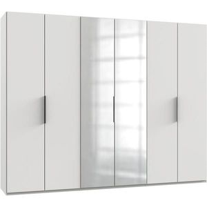 MID.YOU ŠATNÍ SKŘÍŇ S OTOČNÝMI DVEŘMI, bílá, 300/236/58 cm obraz