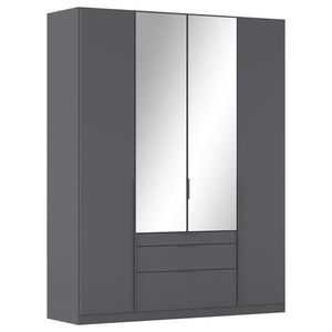 Rauch Möbel ŠATNÍ SKŘÍŇ S OTOČNÝMI DVEŘMI, šedá, 181/229/54 cm obraz
