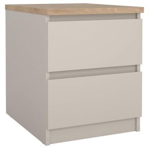 Boxxx NOČNÍ STOLEK, barvy dubu, kašmírová, 40, 4/49, 5/50 cm obraz