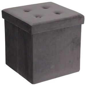 Carryhome SEDACÍ BOX, textil, kompozitní dřevo, 38/38/38 cm obraz