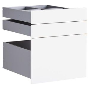 Hom`in SADA ZÁSUVEK, bílá, 45, 3/50, 3/46, 8 cm obraz