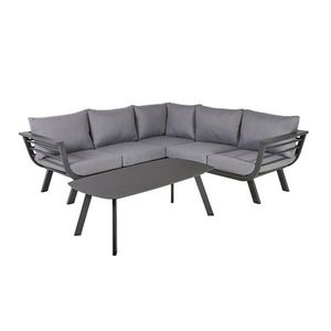 Gardenson TERASOVÁ SEDACÍ SOUPRAVA 3dílné, kov, plast, textil obraz