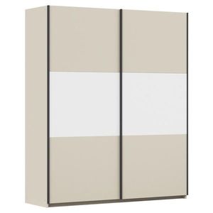 Rauch Möbel SKŘÍŇ S POSOUVACÍMI DVEŘMI, bílá, barvy hliníku, šampaňská, 175/210/59 cm obraz