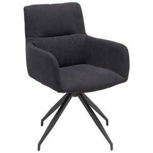 Hom`in ŽIDLE S PODRUČKAMI, tkaná látka, antracitová obraz