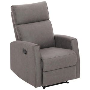 Xora RELAXAČNÍ KŘESLO, kov, textil, šedá obraz