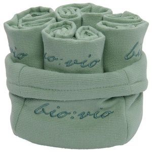 Bio: Vio SADA RUČNÍKŮ NA OBLIČEJ, 30/30 cm, mátově zelená obraz