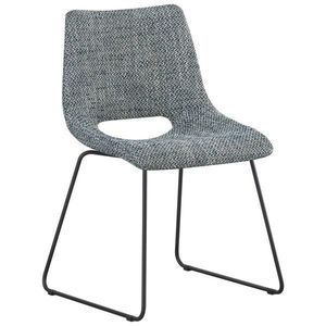 Stylife ŽIDLE, černá, petrolej obraz