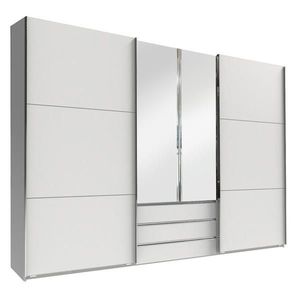 MID.YOU SKŘÍŇ S POSOUVACÍMI DVEŘMI, barvy stříbra, bílá, 300/216/65 cm obraz