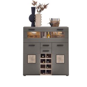 Hom`in VYSOKÁ KOMODA, 120/129/37 cm obraz