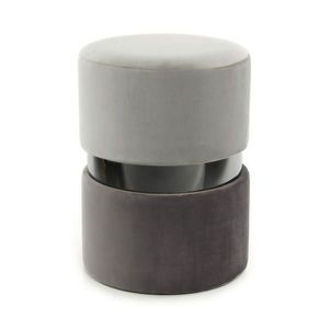 TABURET, textil, kompozitní dřevo, dřevo, kov, 35/46/35 cm obraz