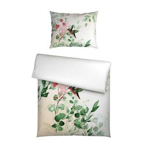 Esposa OBOUSTRANNÉ POVLEČENÍ, satén, zelená, 140/200 cm obraz