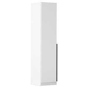 Rauch Möbel ŠATNÍ SKŘÍŇ S OTOČNÝMI DVEŘMI, bílá, tmavě šedá, 47/229/54 cm obraz