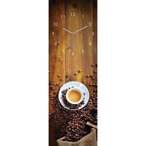 Euroart NÁSTĚNNÉ HODINY, hnědá, 20/60/3, 1 cm obraz