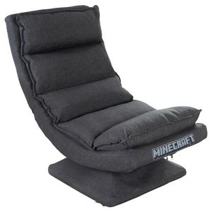 Minecraft HERNÍ ŽIDLE, tkaná látka, šedá obraz