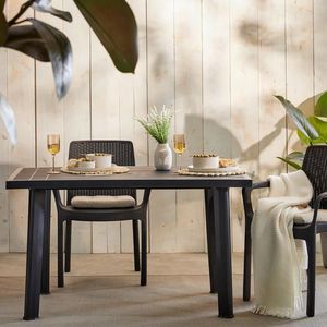 ZAHRADNÍ STŮL, plast, 126/76/72 cm obraz