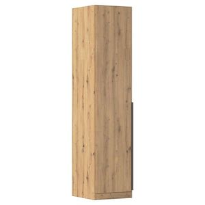 Rauch Möbel ŠATNÍ SKŘÍŇ S OTOČNÝMI DVEŘMI, tmavě šedá, dub artisan, 47/229/54 cm obraz