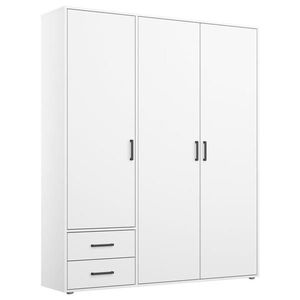 Rauch Möbel ŠATNÍ SKŘÍŇ S OTOČNÝMI DVEŘMI, bílá, 140/194/53 cm obraz