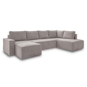 MID.YOU SEDACÍ SOUPRAVA, textil, šedá, bílá obraz