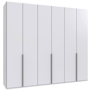 MID.YOU ŠATNÍ SKŘÍŇ S OTOČNÝMI DVEŘMI, bílá, 270/236/58 cm obraz