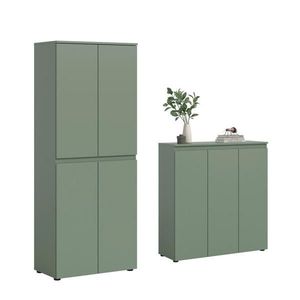 Livetastic SKŘÍŇ NA ODĚV, šedozelená, 190/175/37 cm obraz