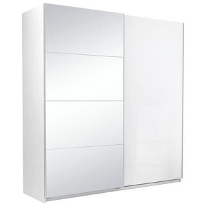 MID.YOU ŠATNÍ SKŘÍŇ S POSUVNÝMI DVEŘM, bílá, 200/210/62 cm obraz