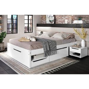 MID.YOU POSTEL S ÚLOŽNÝM PROSTOREM, 140/200 cm, bílá obraz