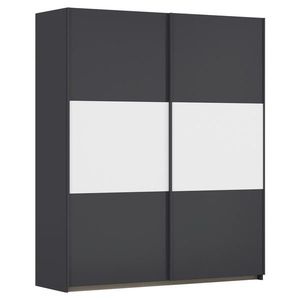 Rauch Möbel SKŘÍŇ S POSOUVACÍMI DVEŘMI, šedá, bílá, barvy hliníku, 175/210/59 cm obraz
