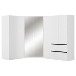 Rauch Möbel ROHOVÁ ŠATNÍ SKŘÍŇ, bílá, 208/197/253 cm obraz