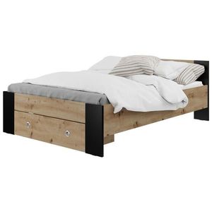 Carryhome POSTEL, černá, dub artisan obraz