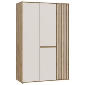 Hom`in ŠATNÍ SKŘÍŇ S OTOČNÝMI DVEŘMI, barvy dubu, pískové barvy, 128, 7/200/54 cm obraz