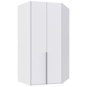 MID.YOU ROHOVÁ ŠATNÍ SKŘÍŇ, bílá, 120/236/120 cm obraz