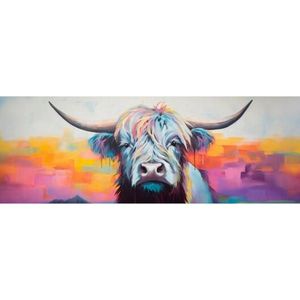 OBRAZ NA HLINÍKOVÉ DESCE, zvířata, 140/50/2 cm obraz