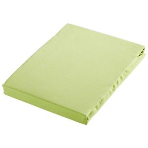 Novel BOXSPRINGOVÉ PROSTĚRADLO, žerzej, zelená, 90-100/190-220 cm obraz