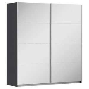 Rauch Möbel SKŘÍŇ S POSOUVACÍMI DVEŘMI, barvy grafitu, barvy stříbra, 181/197/61 cm obraz