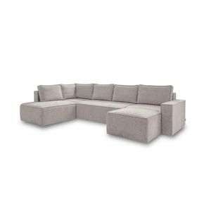 MID.YOU SEDACÍ SOUPRAVA, textil, šedá, bílá obraz