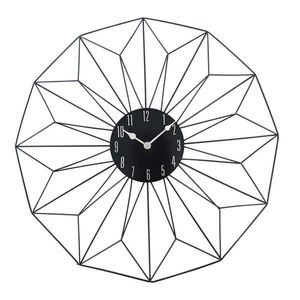 Ambia Home NÁSTĚNNÉ HODINY, černá, 50 cm obraz