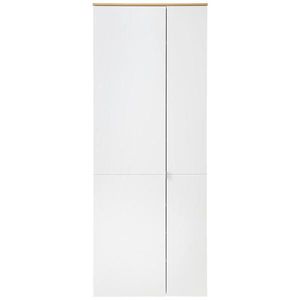 Xora SKŘÍŇ NA ODĚV, bílá, dub artisan, 78/202/38 cm obraz