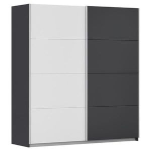 Rauch Möbel SKŘÍŇ S POSOUVACÍMI DVEŘMI, barvy grafitu, bílá, 181/197/61 cm obraz