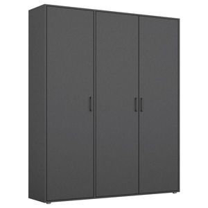 Rauch Möbel ŠATNÍ SKŘÍŇ S OTOČNÝMI DVEŘMI, šedá, 140/194/53 cm obraz