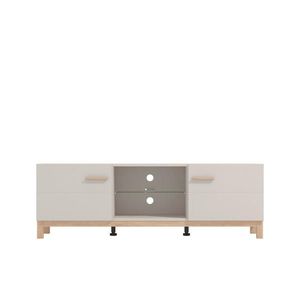 Hom`in KOMODA POD TELEVIZI, kašmírová, dub artisan, 154/41, 5/50, 5 cm obraz