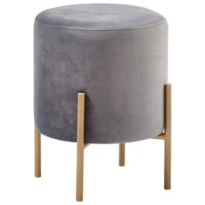 Xora TABURET, kov, textil, 35/42/35 cm obraz