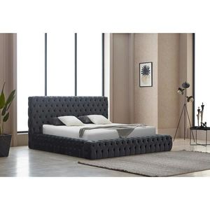 Livetastic ČALOUNĚNÁ POSTEL, 180/200 cm, šedá obraz