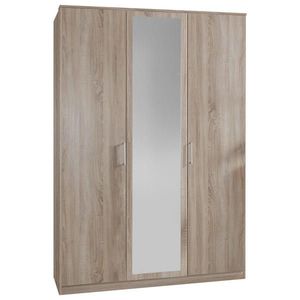 MID.YOU ŠATNÍ SKŘÍŇ SE ZRCADLEM, barvy dubu, 135/199/58 cm obraz