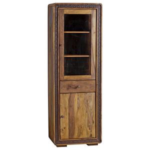 Landscape VITRÍNA, barvy sheesham, měděné barvy, 60/175/40 cm obraz