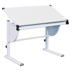 MID.YOU PSACÍ STŮL PRO MLÁDEŽ, bílá, 110/60/63-93 cm obraz