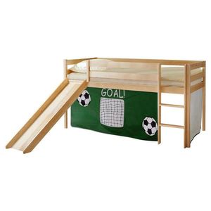 MID.YOU POSTEL S PROSTOREM NA HRANÍ, 90/200 cm barvy borovice, tmavě zelená obraz