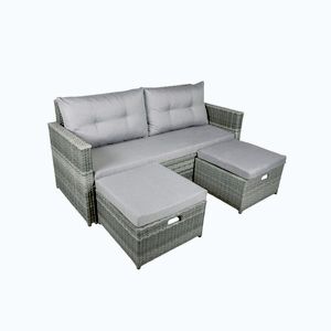 Gardenson RELAXAČNÍ POHOVKA plast, kov, textil obraz