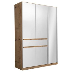 Rauch Möbel ŠATNÍ SKŘÍŇ, bílá, dub artisan, 136/197/54 cm obraz