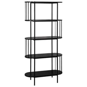 Xora REGÁL, černá, železo, 80/172/34 cm obraz